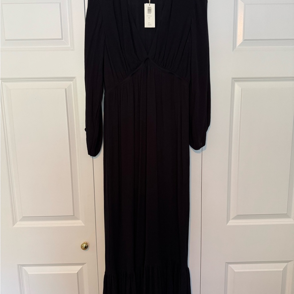 Z Supply Black Long Sleeve Dress